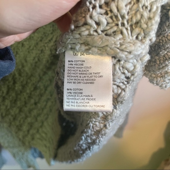 Kimchi Blue Urban Outfitters Thick Knit Blue Sweater M - Picture 4 of 4